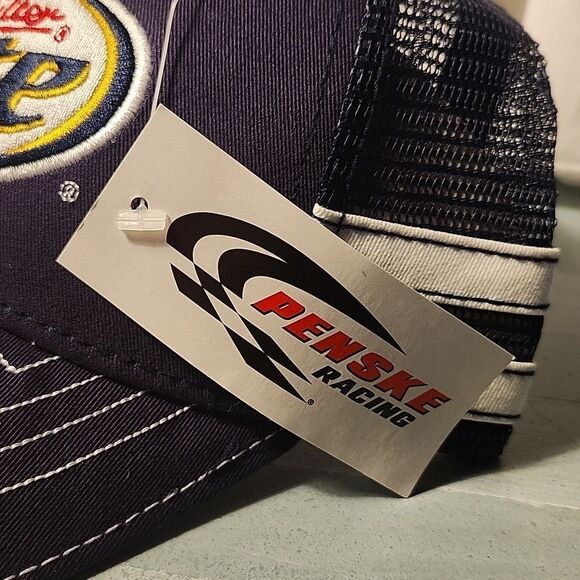 Nascar Miller Lite Brad Keselowski Velcroback Hat - New - Picture 4 of 10